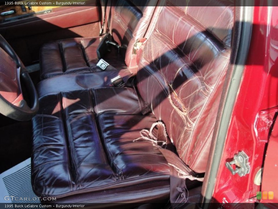 Burgundy Interior Photo for the 1995 Buick LeSabre Custom #41176446