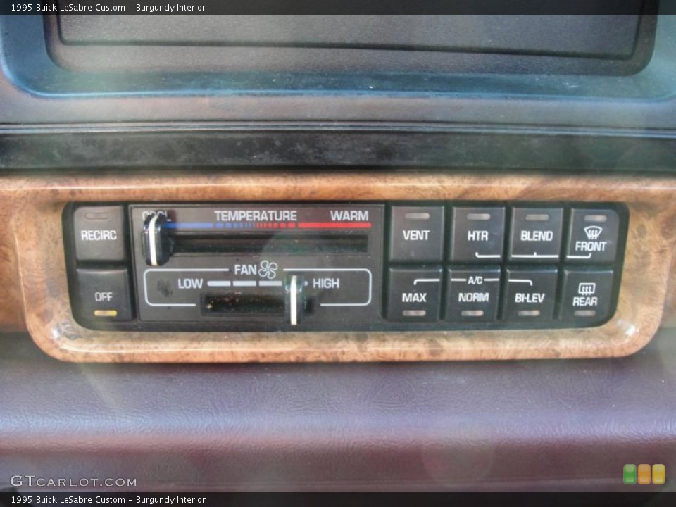 Burgundy Interior Controls for the 1995 Buick LeSabre Custom #41176466