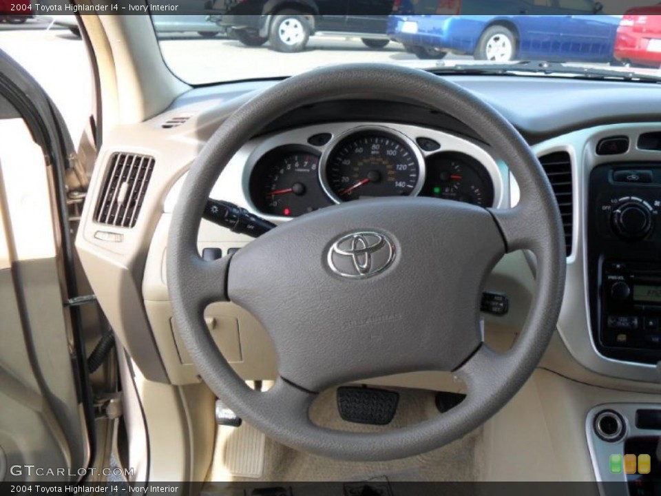 Ivory Interior Steering Wheel for the 2004 Toyota Highlander I4 #41178222