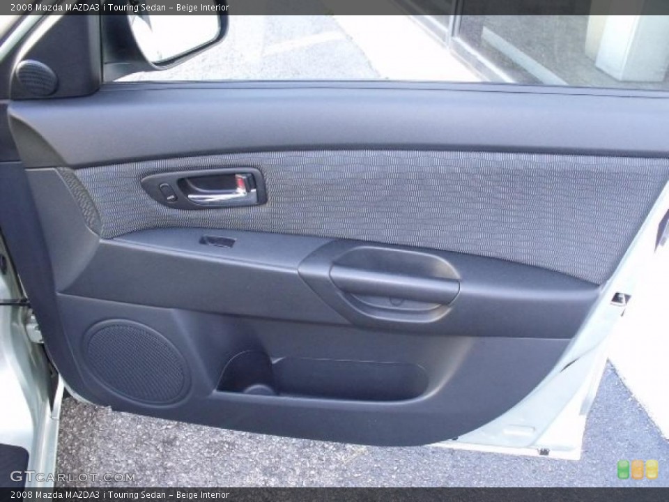 Beige Interior Door Panel for the 2008 Mazda MAZDA3 i Touring Sedan #41181574