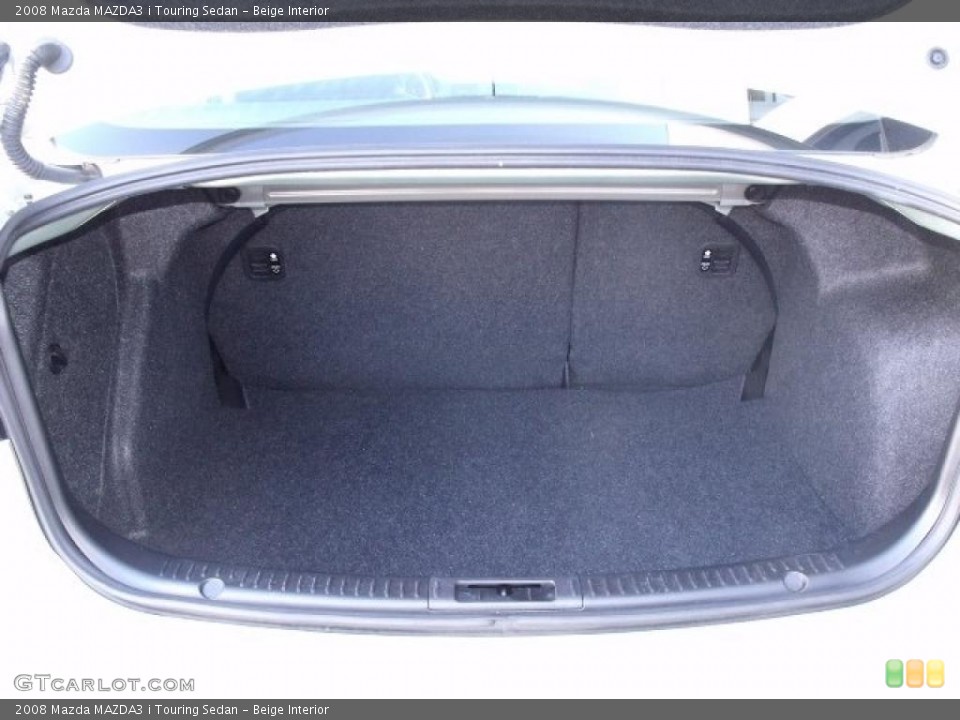 Beige Interior Trunk for the 2008 Mazda MAZDA3 i Touring Sedan #41181698