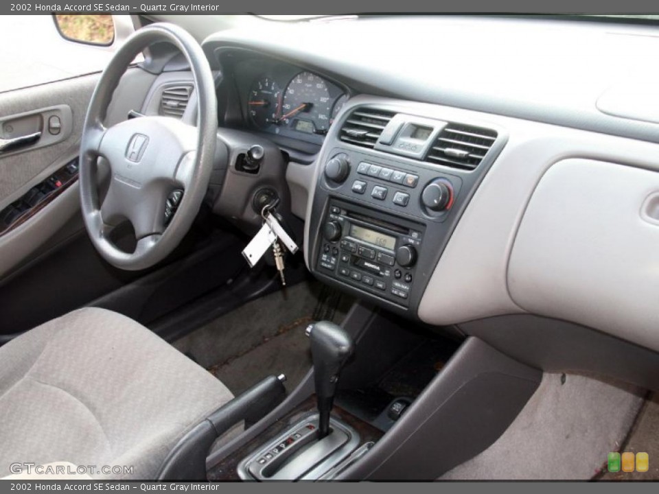 Quartz Gray Interior Dashboard for the 2002 Honda Accord SE Sedan #41182198