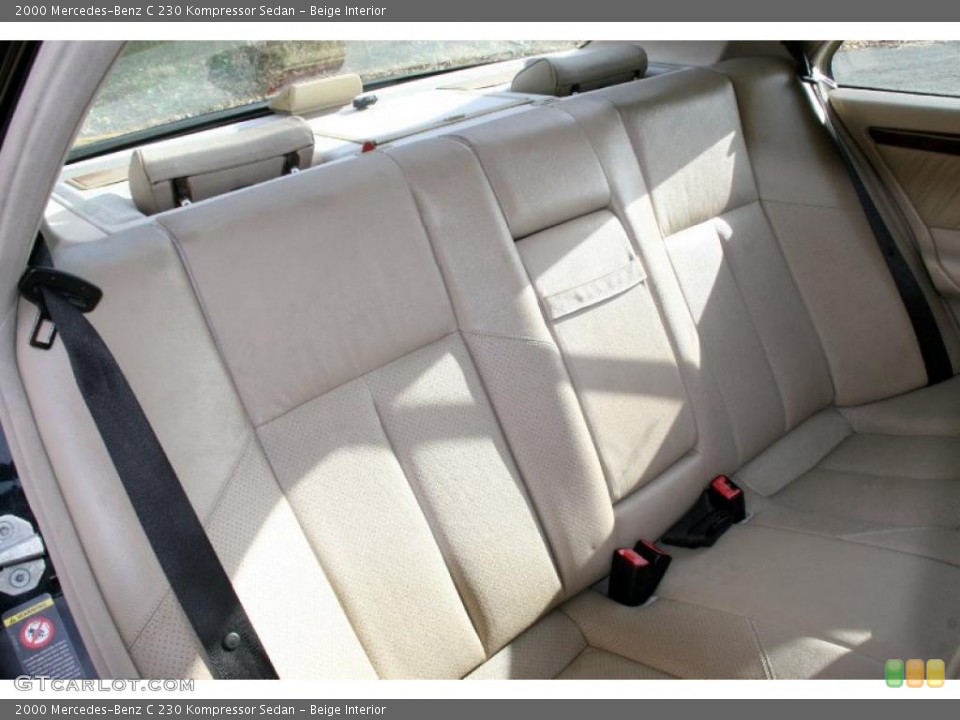 Beige Interior Photo for the 2000 Mercedes-Benz C 230 Kompressor Sedan #41182626