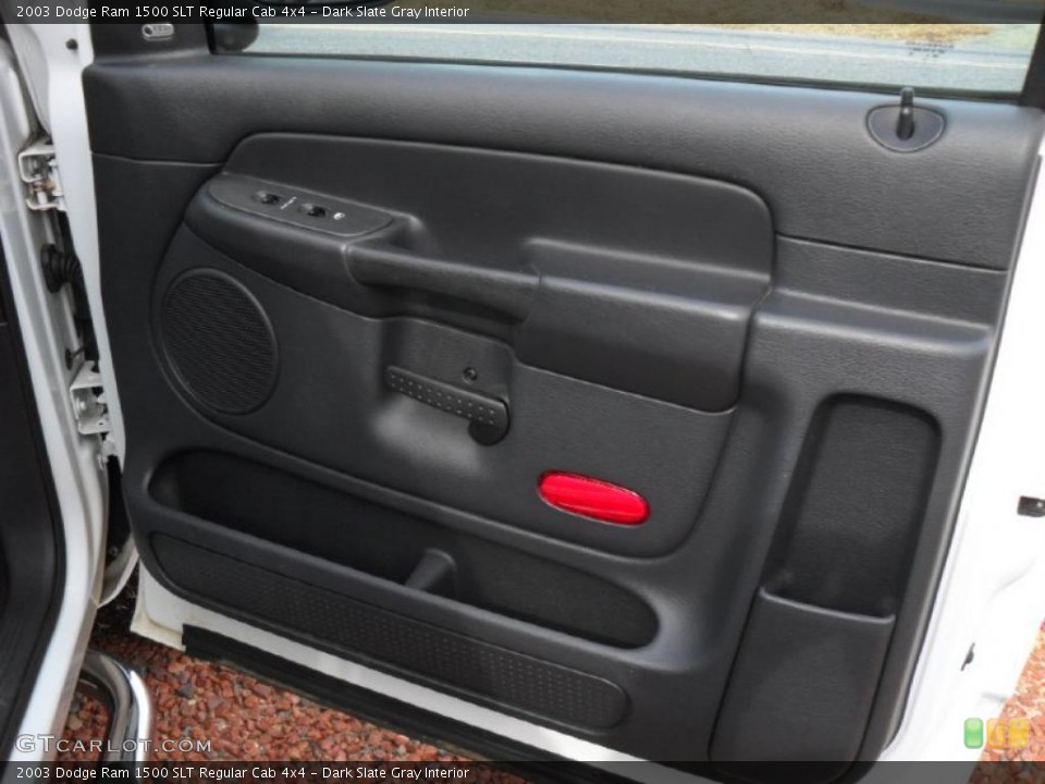Dark Slate Gray Interior Door Panel for the 2003 Dodge Ram 1500 SLT Regular Cab 4x4 #41183750