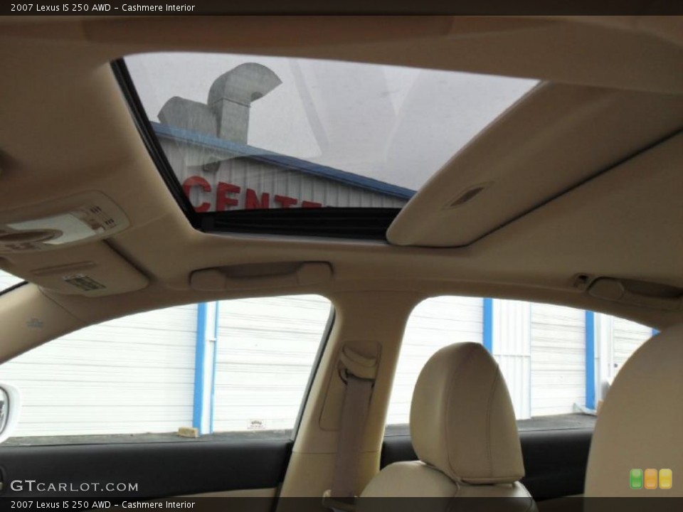 Cashmere Interior Sunroof for the 2007 Lexus IS 250 AWD #41183906