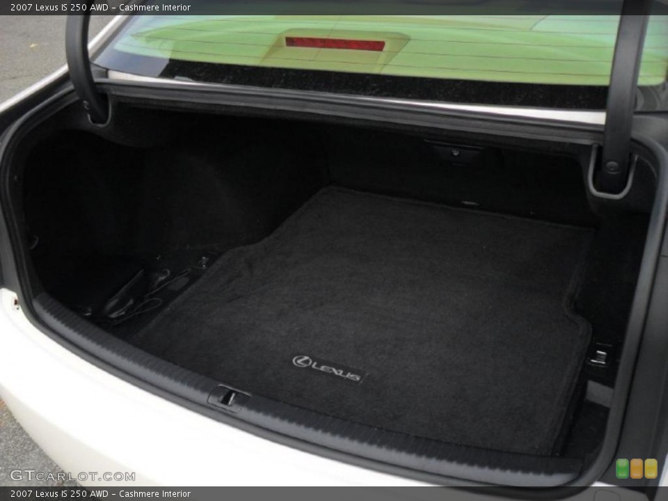 Cashmere Interior Trunk for the 2007 Lexus IS 250 AWD #41184058