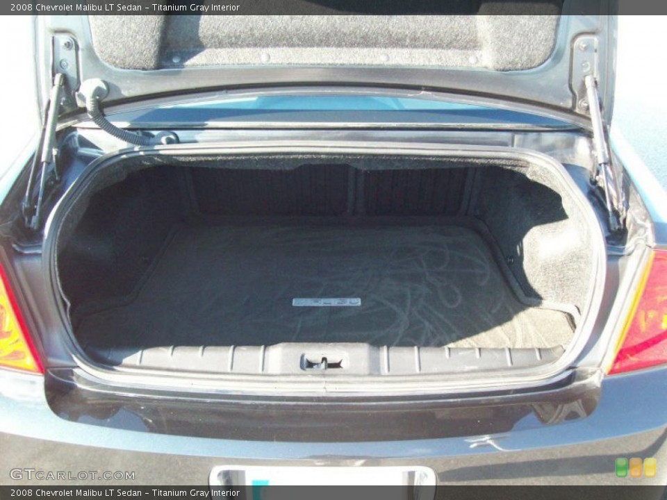 Titanium Gray Interior Trunk for the 2008 Chevrolet Malibu LT Sedan #41185078