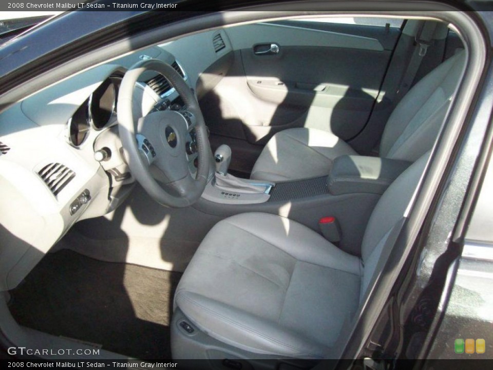 Titanium Gray Interior Photo for the 2008 Chevrolet Malibu LT Sedan #41185166