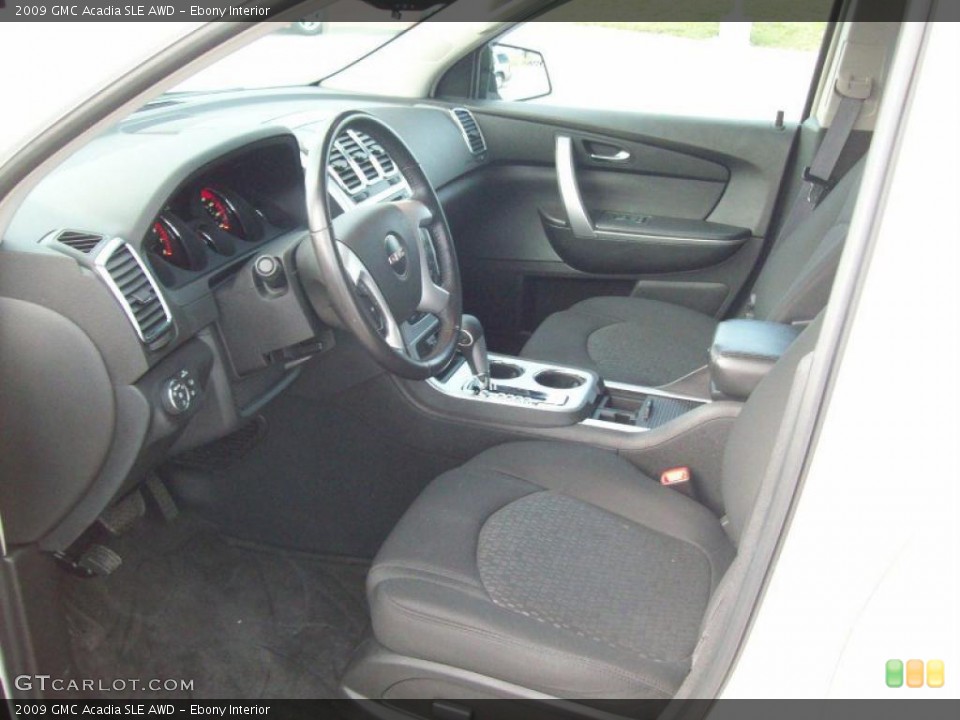 Ebony Interior Photo for the 2009 GMC Acadia SLE AWD #41185590