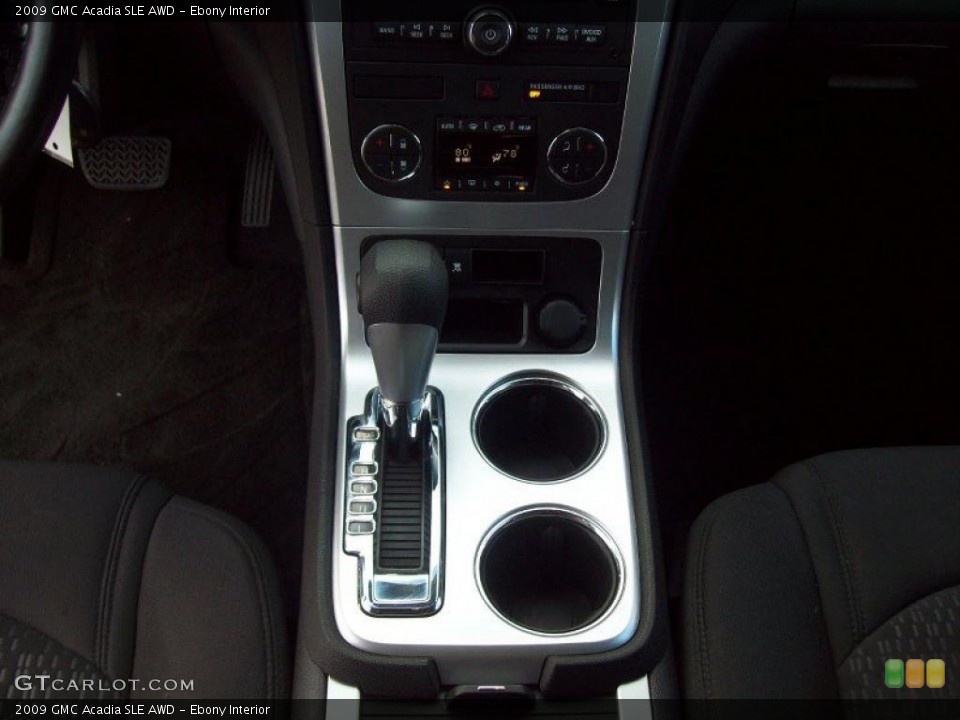 Ebony Interior Transmission for the 2009 GMC Acadia SLE AWD #41185650