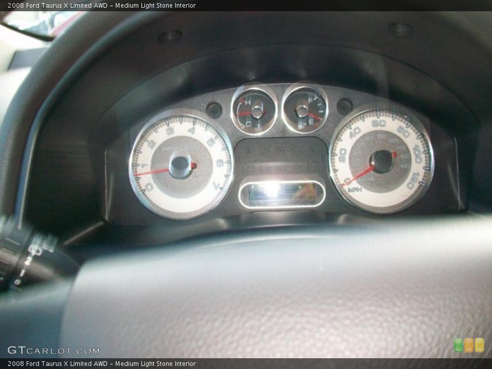 Medium Light Stone Interior Gauges for the 2008 Ford Taurus X Limited AWD #41186374