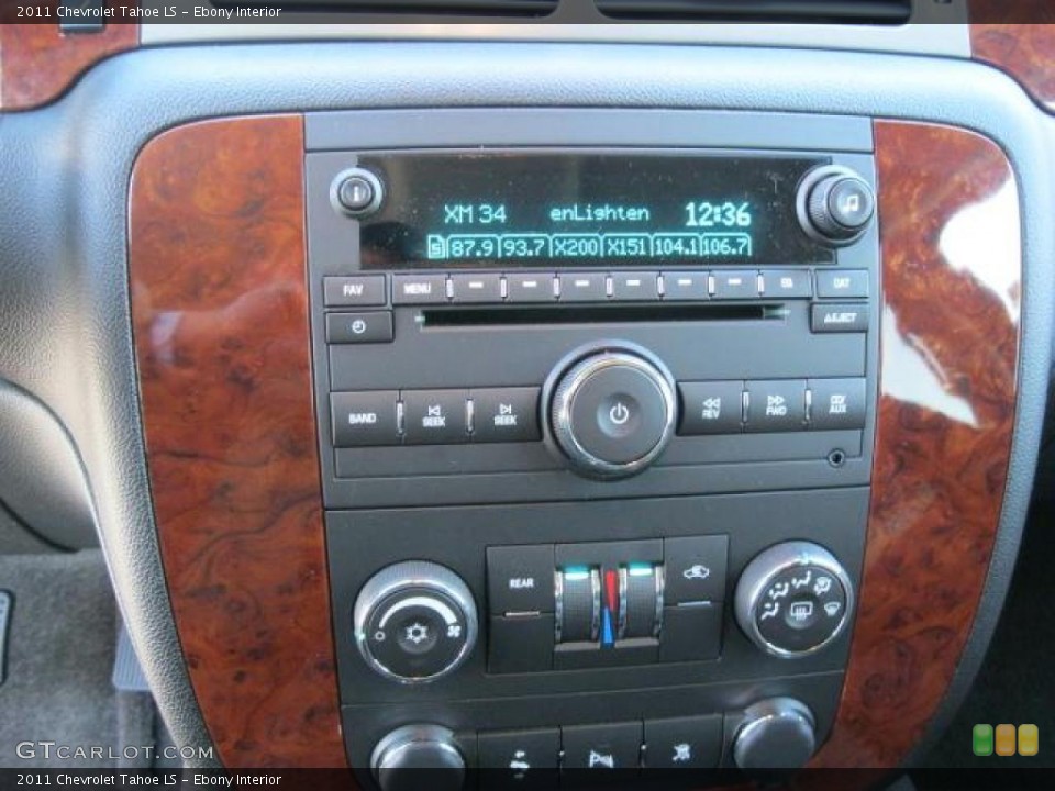 Ebony Interior Controls for the 2011 Chevrolet Tahoe LS #41189034