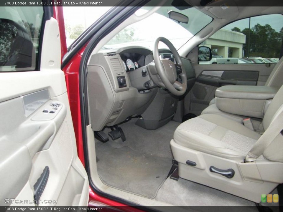 Khaki Interior Photo for the 2008 Dodge Ram 1500 SLT Regular Cab #41189554