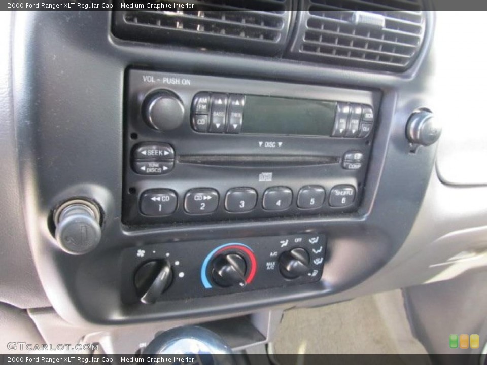 Medium Graphite Interior Controls for the 2000 Ford Ranger XLT Regular Cab #41192222