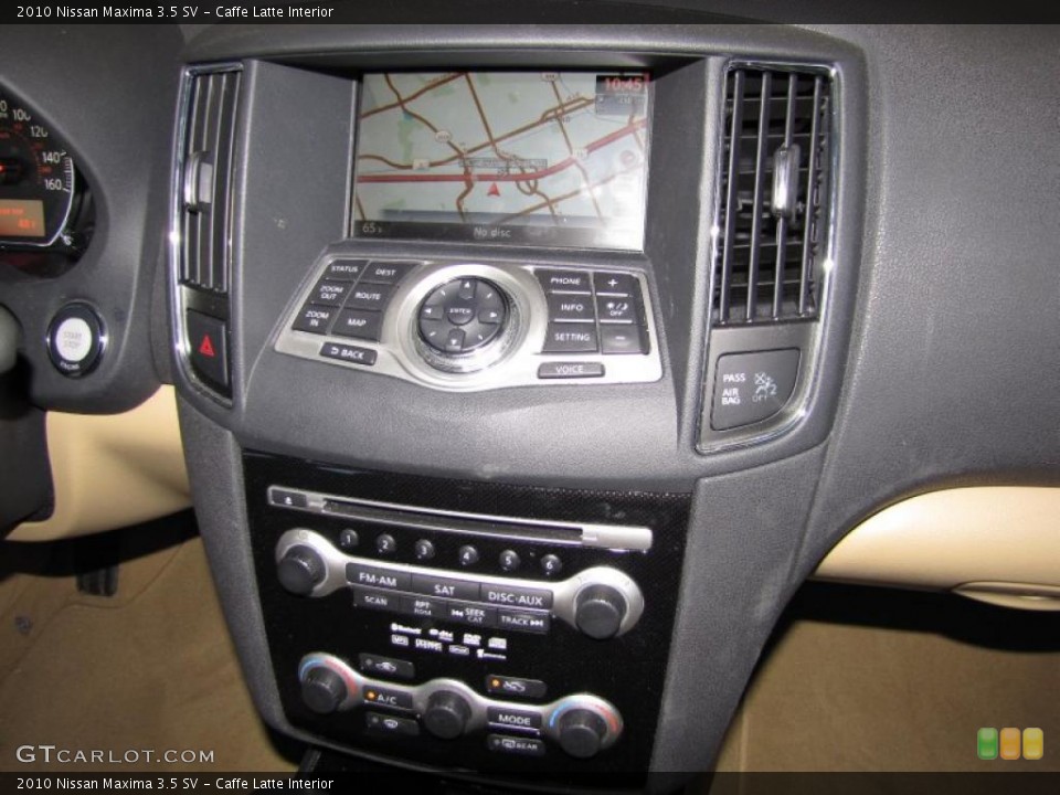 Caffe Latte Interior Navigation for the 2010 Nissan Maxima 3.5 SV #41192698