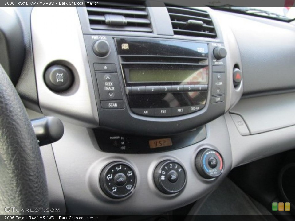 Dark Charcoal Interior Controls for the 2006 Toyota RAV4 V6 4WD #41192882
