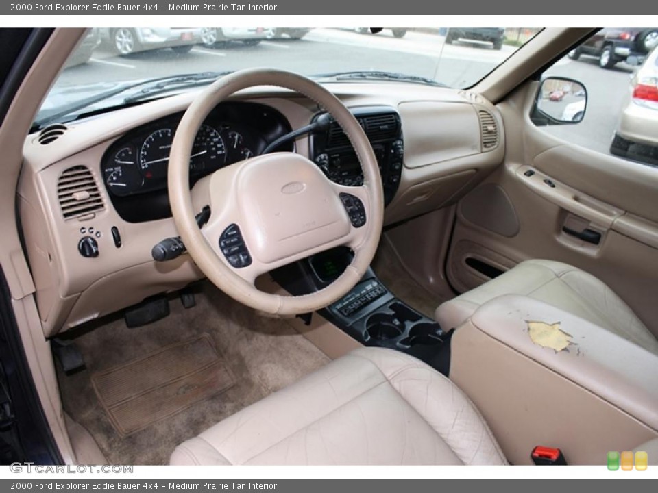 Medium Prairie Tan Interior Prime Interior for the 2000 Ford Explorer Eddie Bauer 4x4 #41193894