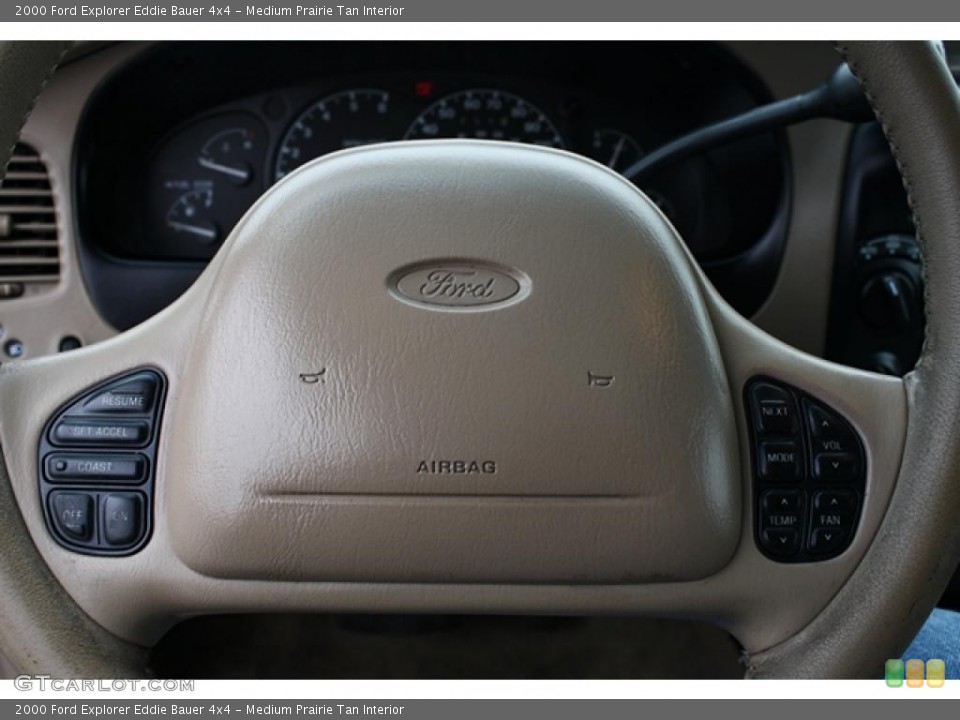 Medium Prairie Tan Interior Controls for the 2000 Ford Explorer Eddie Bauer 4x4 #41194058