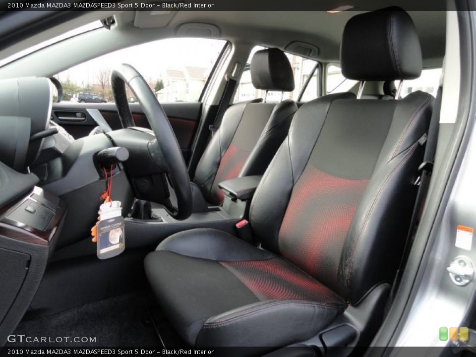 Black/Red Interior Photo for the 2010 Mazda MAZDA3 MAZDASPEED3 Sport 5 Door #41196430