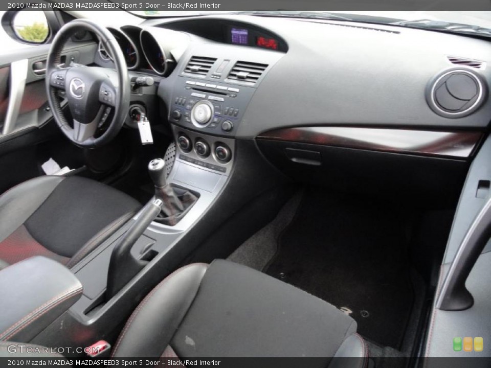 Black/Red Interior Photo for the 2010 Mazda MAZDA3 MAZDASPEED3 Sport 5 Door #41196478