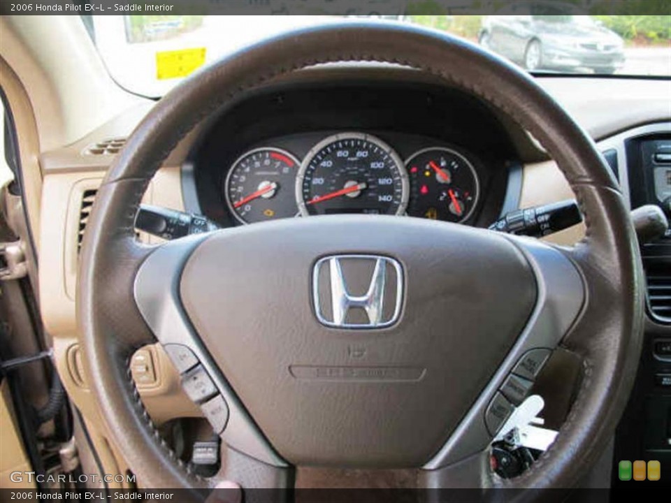 Saddle Interior Steering Wheel for the 2006 Honda Pilot EX-L #41197226
