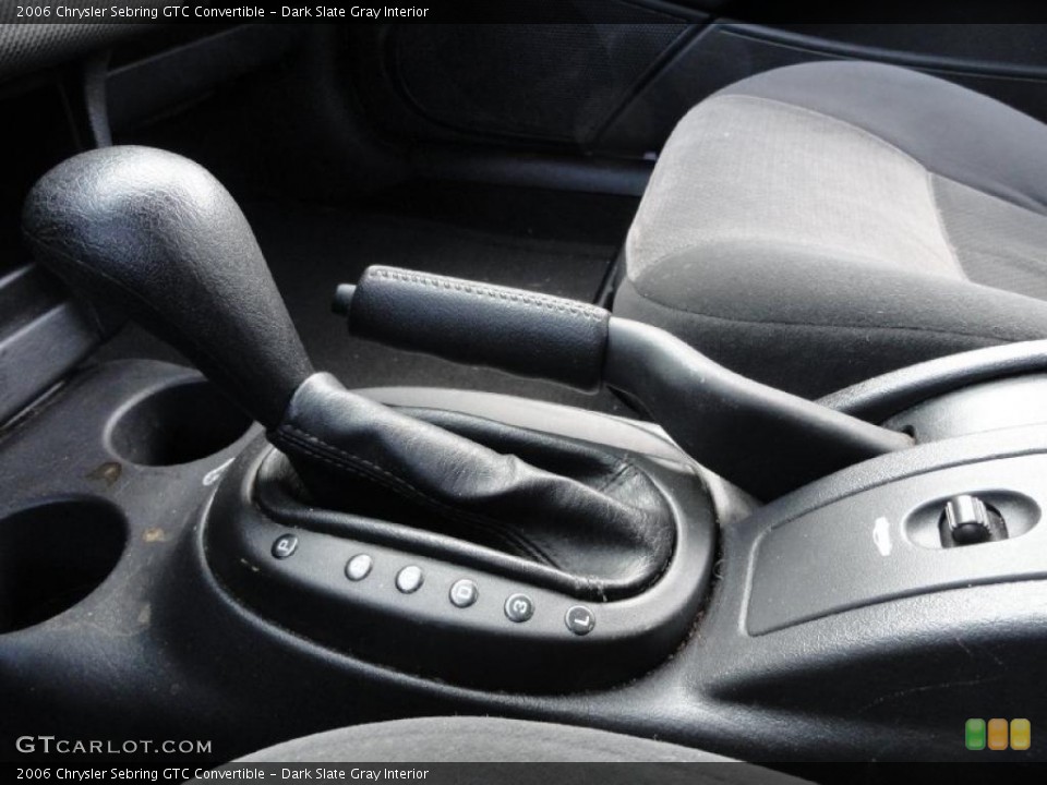 Dark Slate Gray Interior Transmission for the 2006 Chrysler Sebring GTC Convertible #41198362