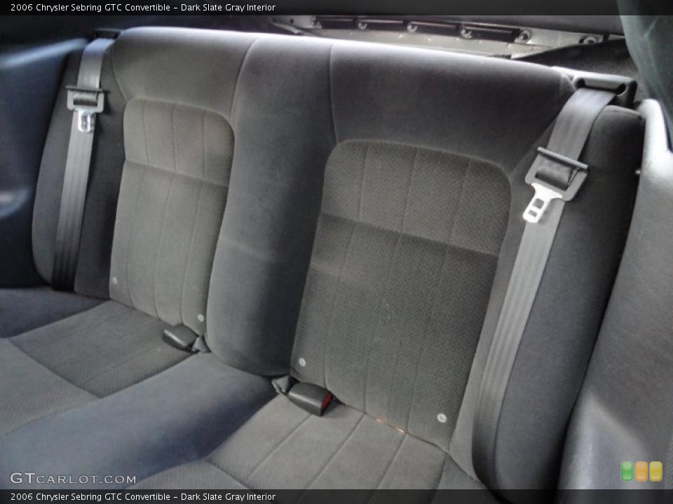Dark Slate Gray Interior Photo for the 2006 Chrysler Sebring GTC Convertible #41198378