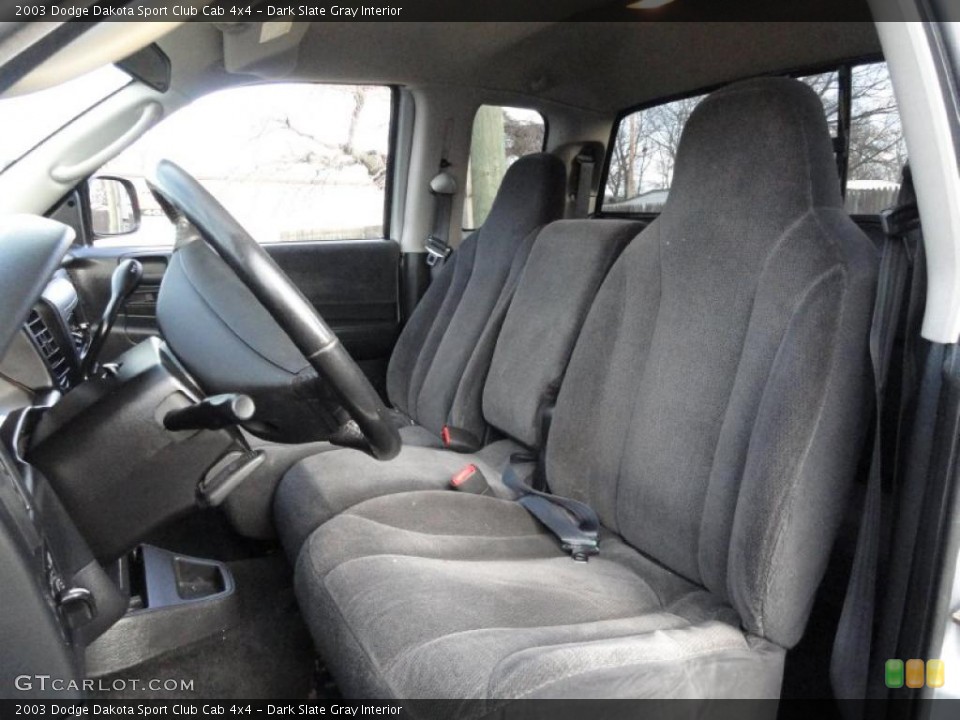 Dark Slate Gray Interior Photo for the 2003 Dodge Dakota Sport Club Cab 4x4 #41199298