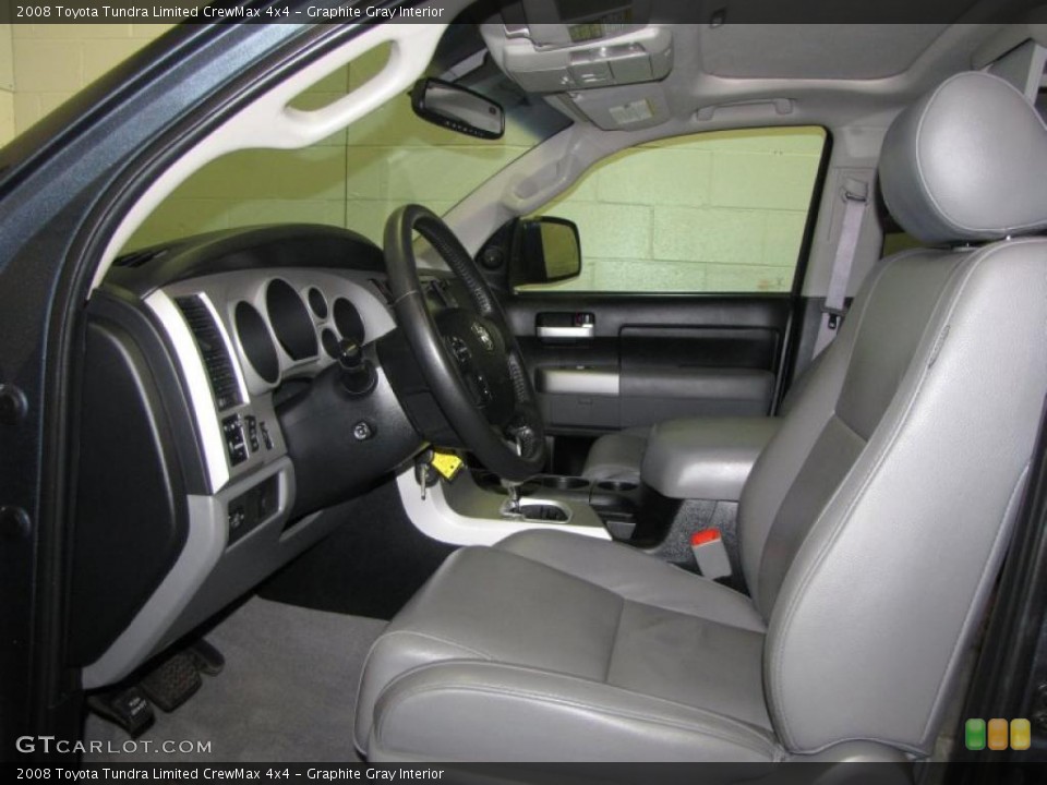 Graphite Gray Interior Photo for the 2008 Toyota Tundra Limited CrewMax 4x4 #41200498