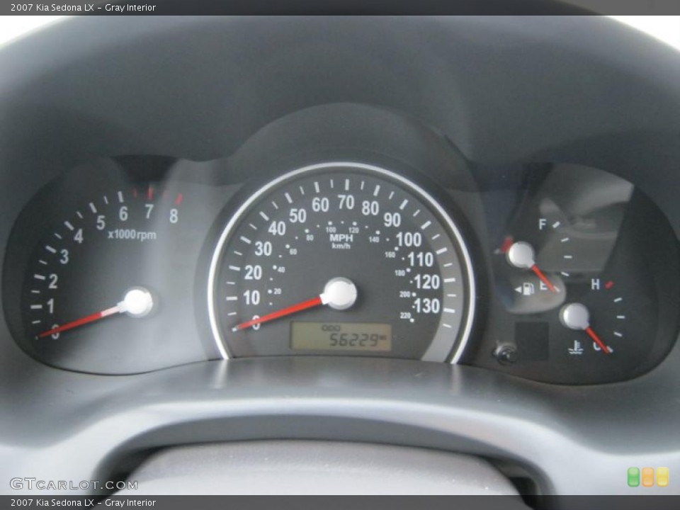 Gray Interior Gauges for the 2007 Kia Sedona LX #41201286