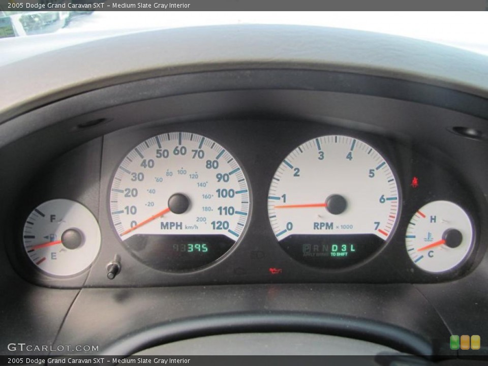 Medium Slate Gray Interior Gauges for the 2005 Dodge Grand Caravan SXT #41202897