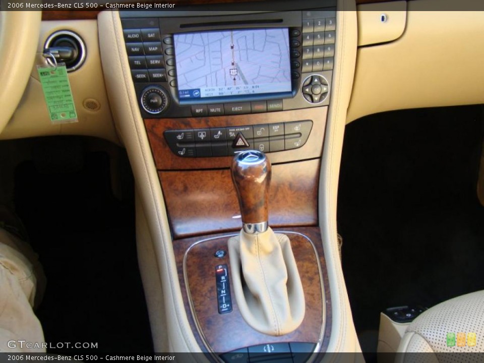 Cashmere Beige Interior Controls for the 2006 Mercedes-Benz CLS 500 #41204090
