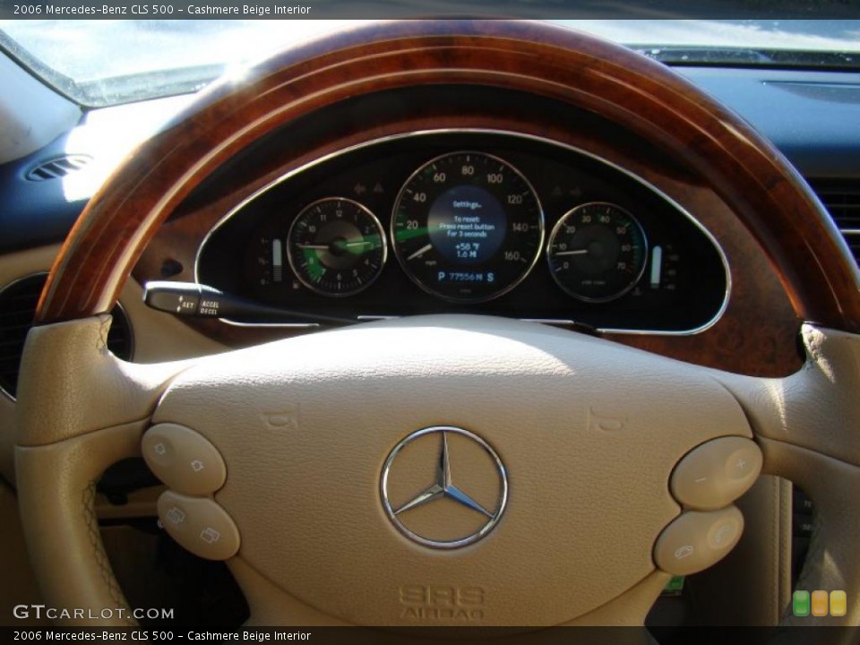 Cashmere Beige Interior Steering Wheel for the 2006 Mercedes-Benz CLS 500 #41204126