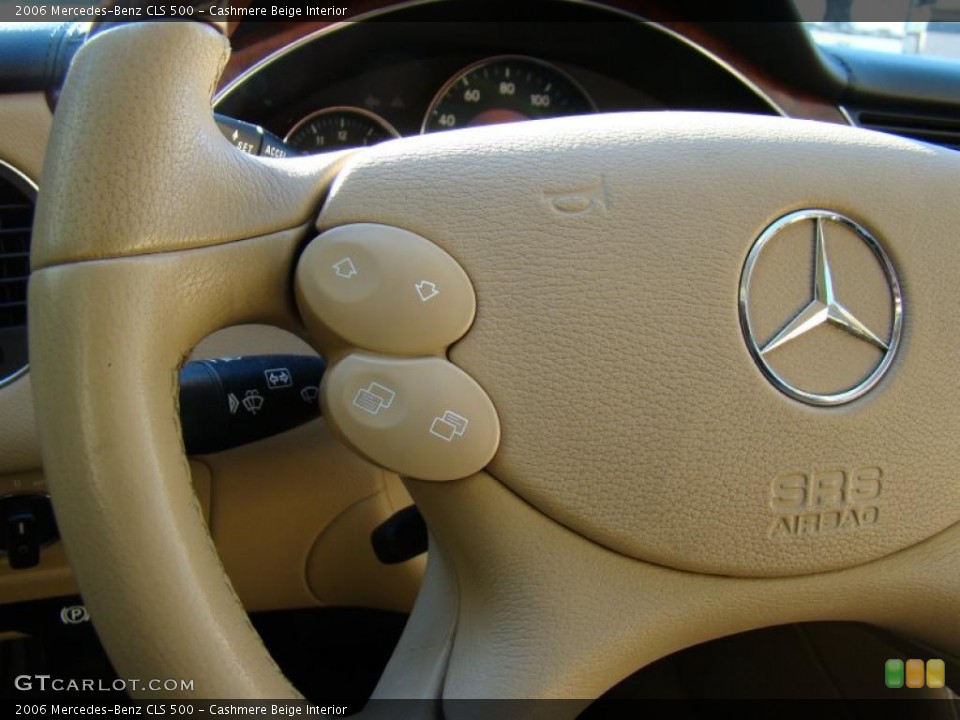 Cashmere Beige Interior Controls for the 2006 Mercedes-Benz CLS 500 #41204142