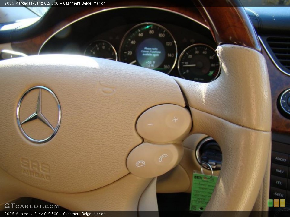 Cashmere Beige Interior Controls for the 2006 Mercedes-Benz CLS 500 #41204158