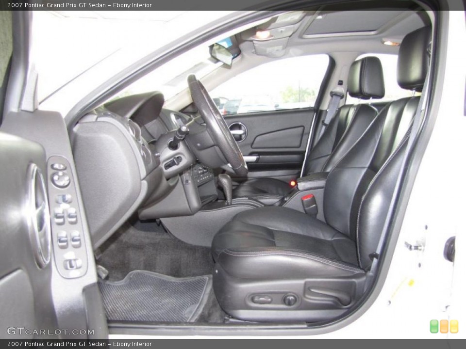 Ebony Interior Photo for the 2007 Pontiac Grand Prix GT Sedan #41206982