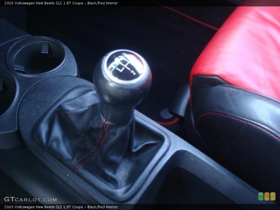 Black/Red Interior Transmission for the 2003 Volkswagen New Beetle GLS 1.8T Coupe #41207442