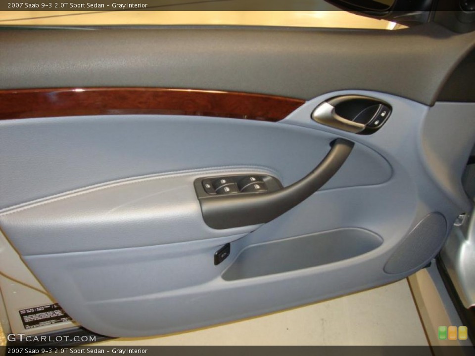 Gray Interior Door Panel for the 2007 Saab 9-3 2.0T Sport Sedan #41208829