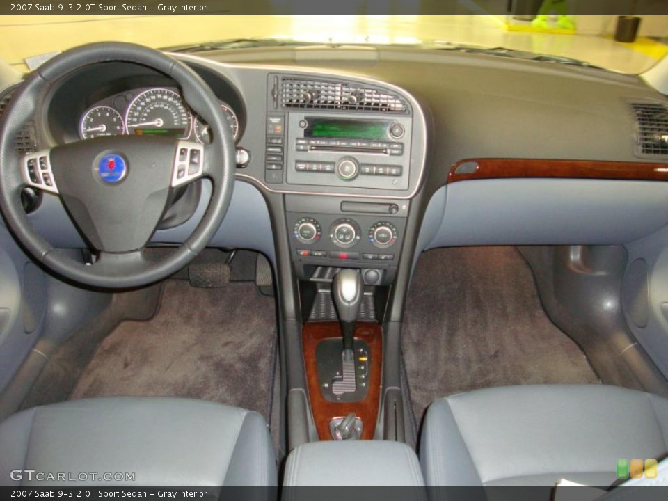 Gray Interior Dashboard for the 2007 Saab 9-3 2.0T Sport Sedan #41208991