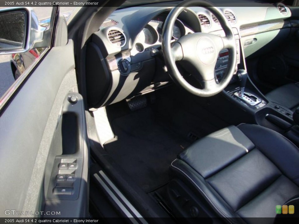 Ebony Interior Photo for the 2005 Audi S4 4.2 quattro Cabriolet #41210979