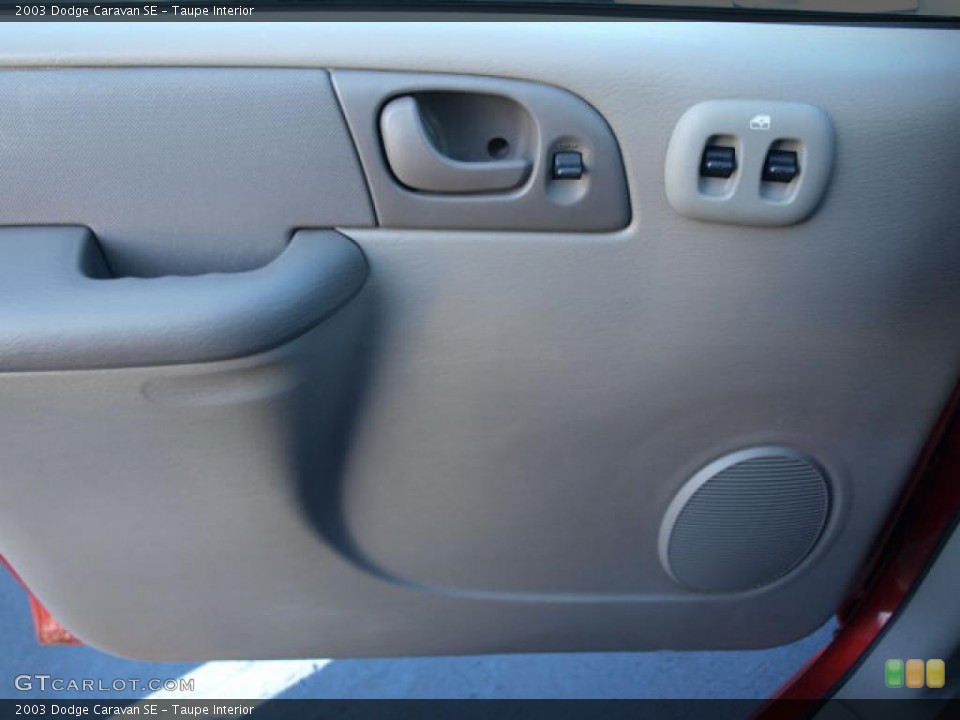 Taupe Interior Door Panel for the 2003 Dodge Caravan SE #41211811