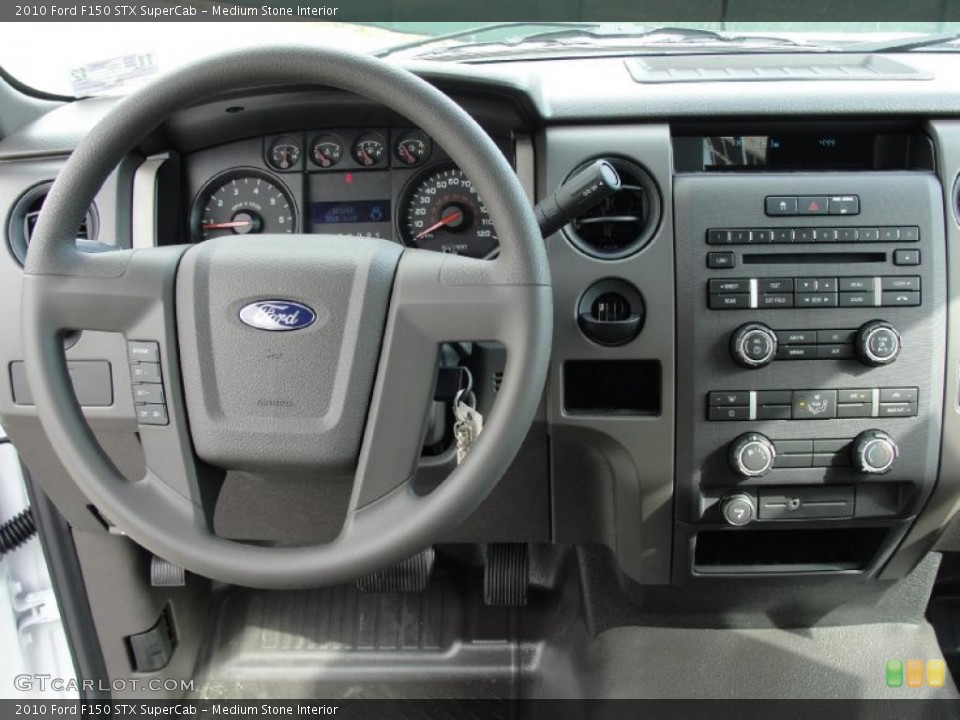 Medium Stone Interior Dashboard for the 2010 Ford F150 STX SuperCab #41212771