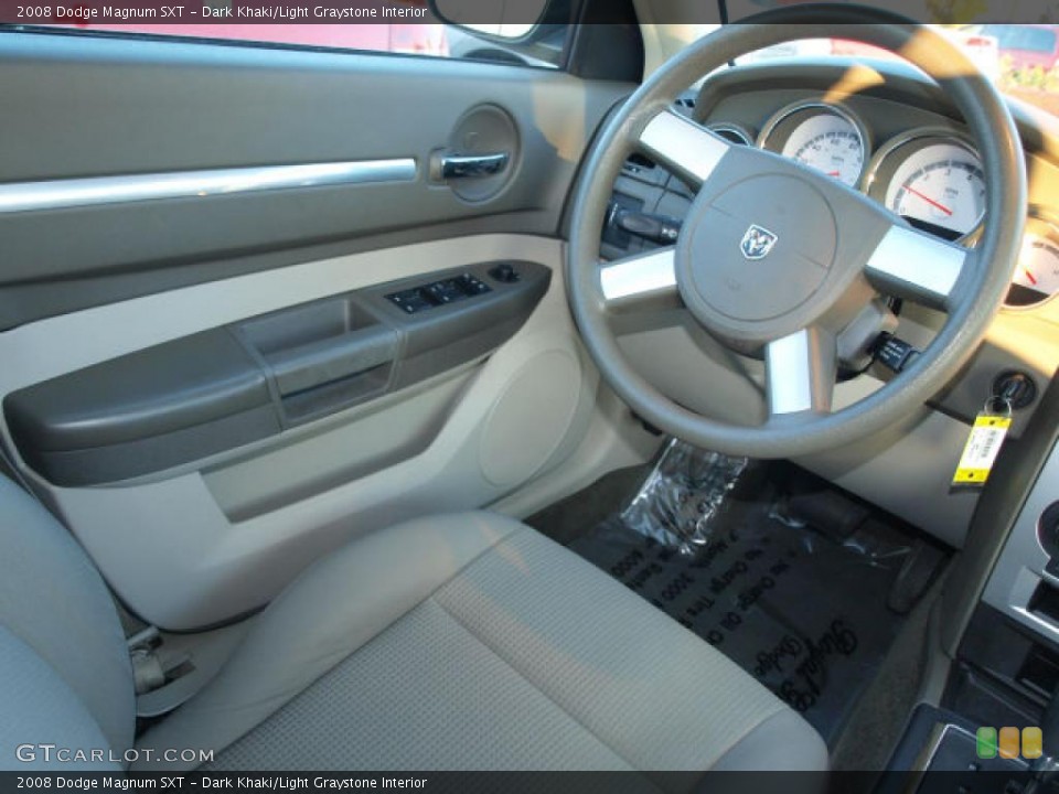 Dark Khaki/Light Graystone Interior Steering Wheel for the 2008 Dodge Magnum SXT #41212819
