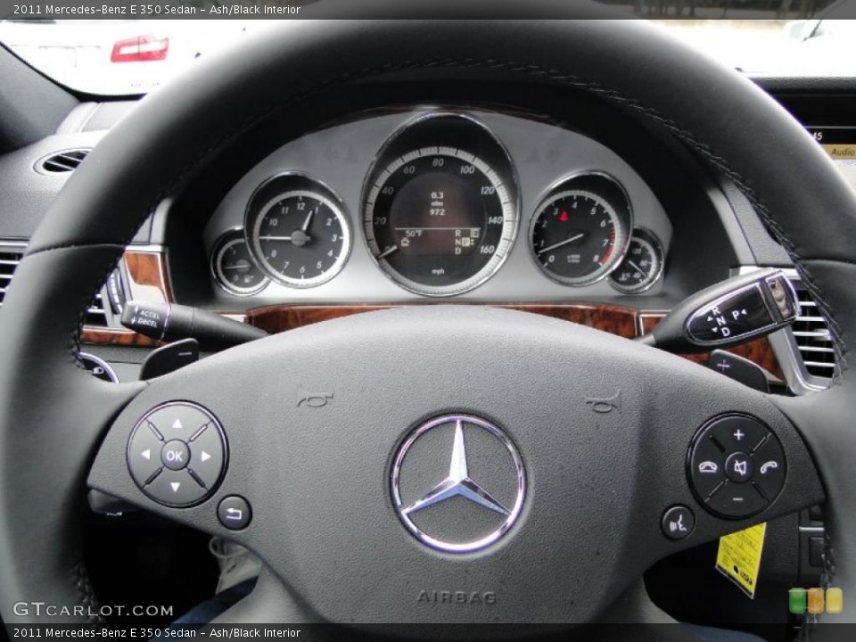 Ash/Black Interior Controls for the 2011 Mercedes-Benz E 350 Sedan #41213543