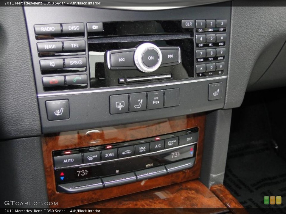 Ash/Black Interior Controls for the 2011 Mercedes-Benz E 350 Sedan #41213699