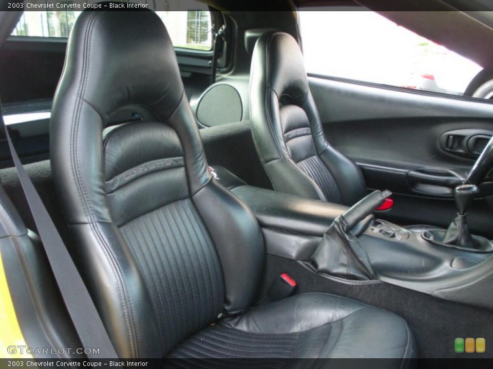 Black Interior Photo for the 2003 Chevrolet Corvette Coupe #41215315