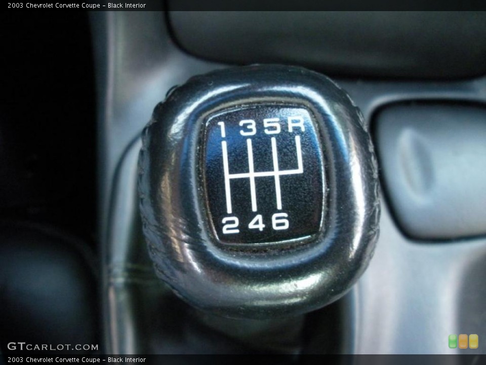 Black Interior Transmission for the 2003 Chevrolet Corvette Coupe #41215427