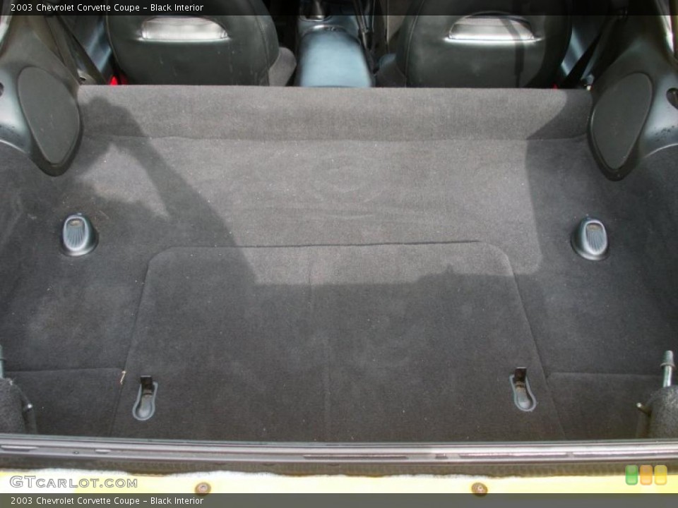 Black Interior Trunk for the 2003 Chevrolet Corvette Coupe #41215475
