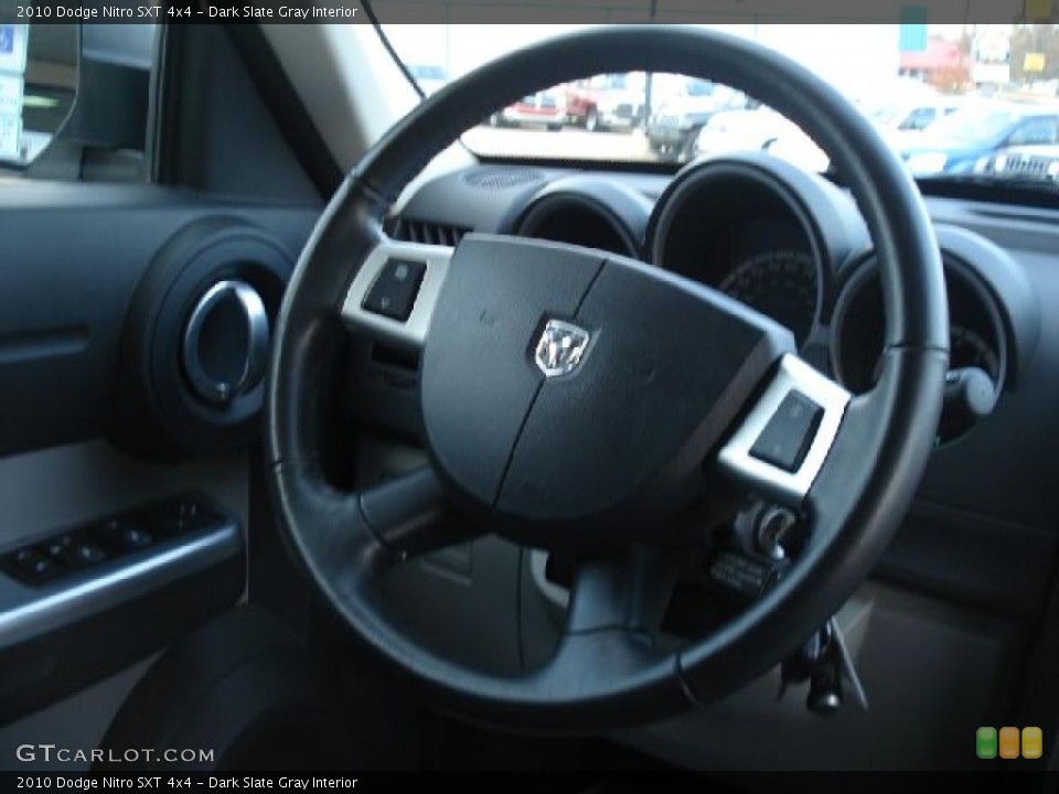 Dark Slate Gray Interior Steering Wheel for the 2010 Dodge Nitro SXT 4x4 #41218059