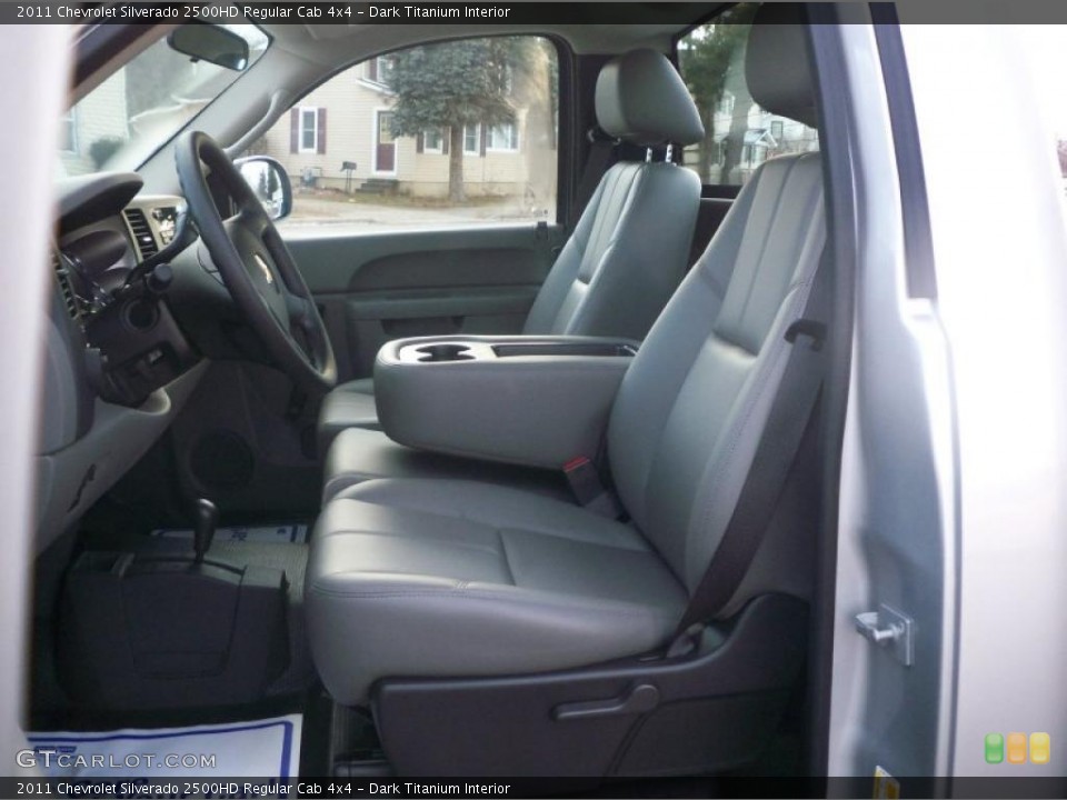 Dark Titanium Interior Photo for the 2011 Chevrolet Silverado 2500HD Regular Cab 4x4 #41218447